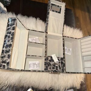 Leopard Print makeup or jewelry Box